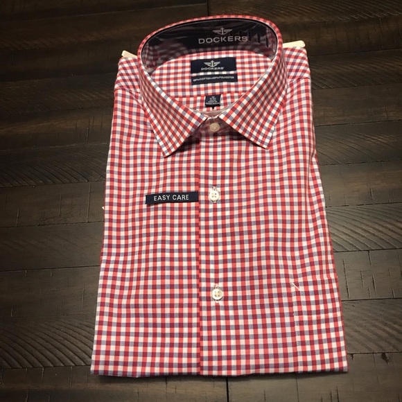 Dockers Other - Dockers Cotton Blend Easy Care Dress Shirt